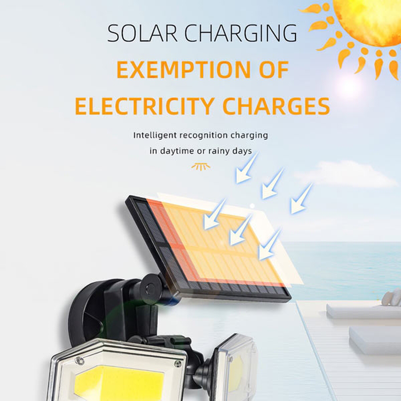 Ηλιακός προβολέας με αισθητήρα κίνησης 2.5w, , medium-null