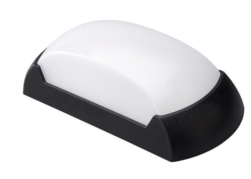 J&c led 12w outdoor bulkhead wall light oval 6500k ip65, , medium image number null