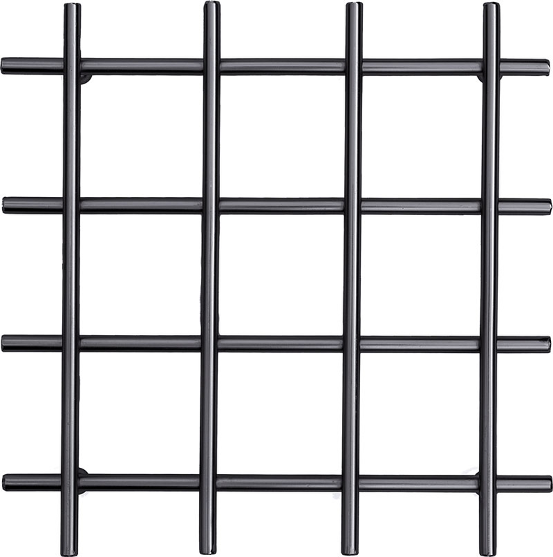 Trivet black 19x19cm, , medium image number null
