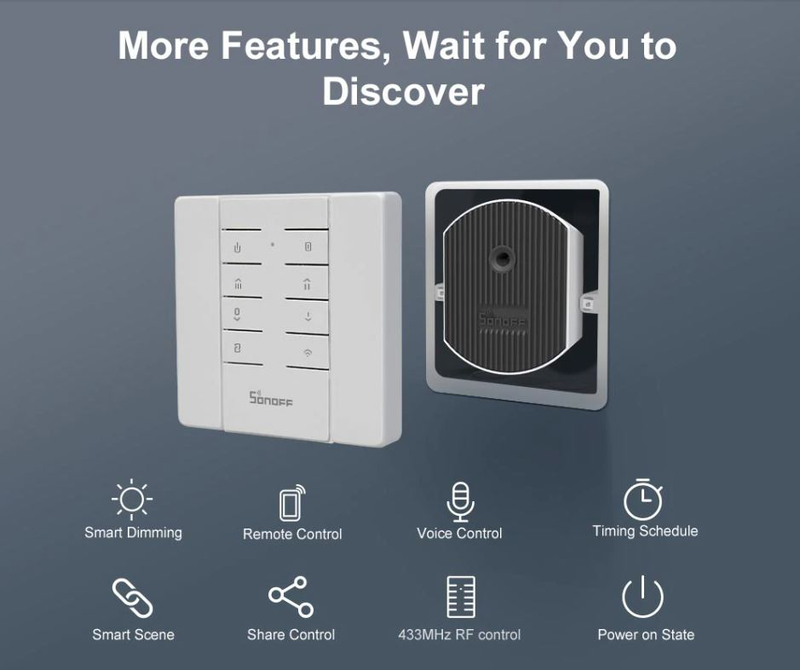 Product image: Sonoff d1 smart dimmer switch, , medium-null
