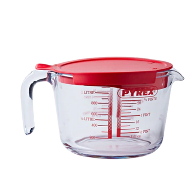 Pyrex mesaure jug 1l with lid and handle 264p000, , medium