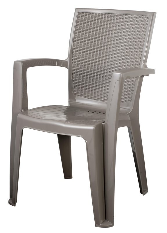 Giava outdoor chair 58x61x87cm - taupe, , medium-null
