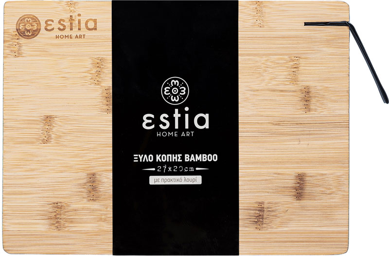 Cutting board bamboo 27x20cm, , medium-null