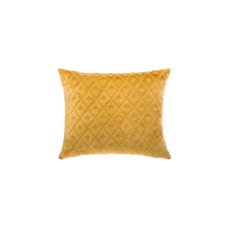 3d flan losan cushion  40x40cm mustard, , medium-null