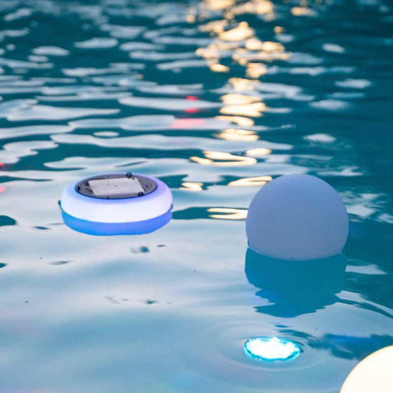 Xanlite led solar floating lamp rgb - black, , medium-null