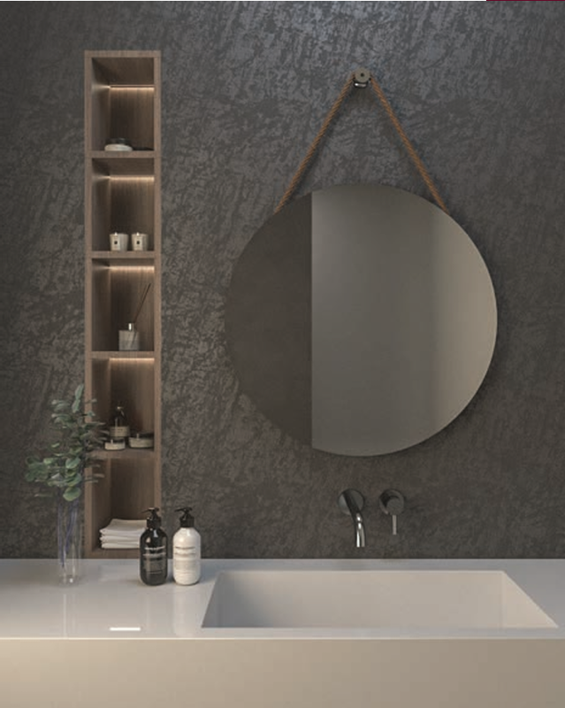 Circle rope mirror-null