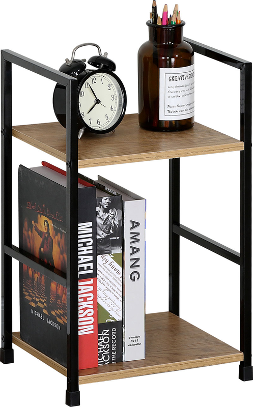 Algeria 2 tier shelf - oak, , medium-null