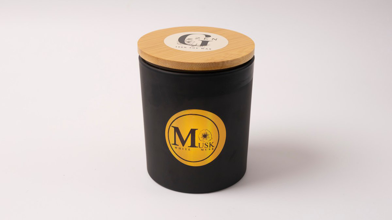 Soy scented  candle | 400gr | White Musk-null