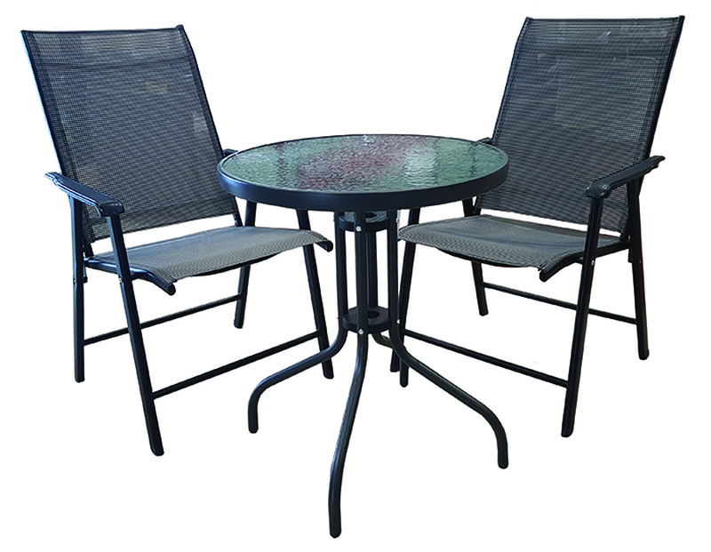 Leeds outdoor table 90cm - grey, , medium image number null
