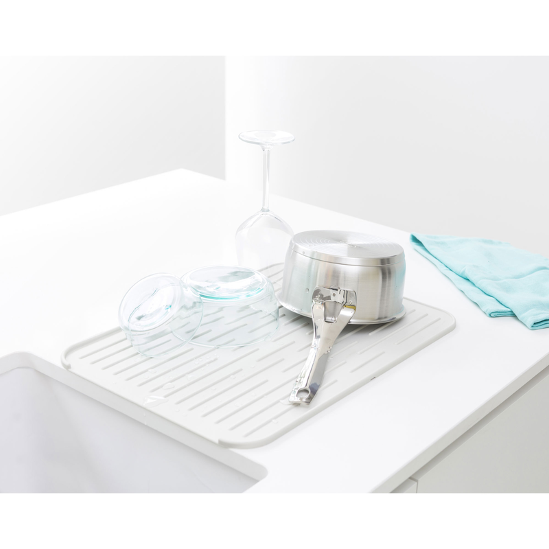 Brabantia χαλακι απο σιλικονη για στεγνωμα πιατο - anoixto γκρι, , medium image number null