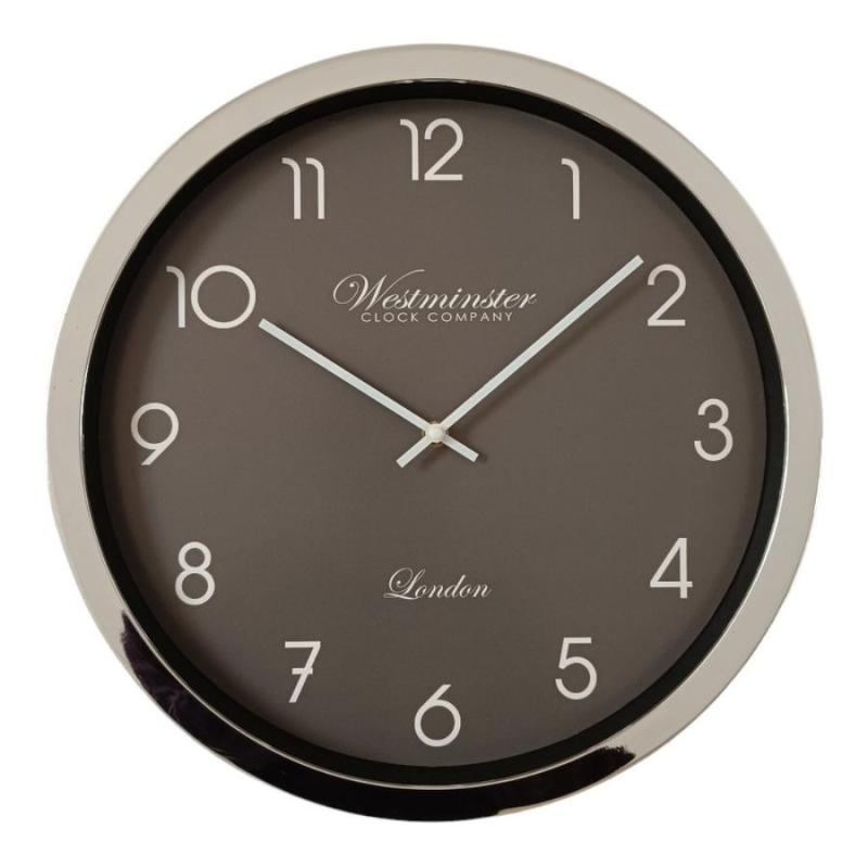 Wall clock 40cm - grey, , medium-null