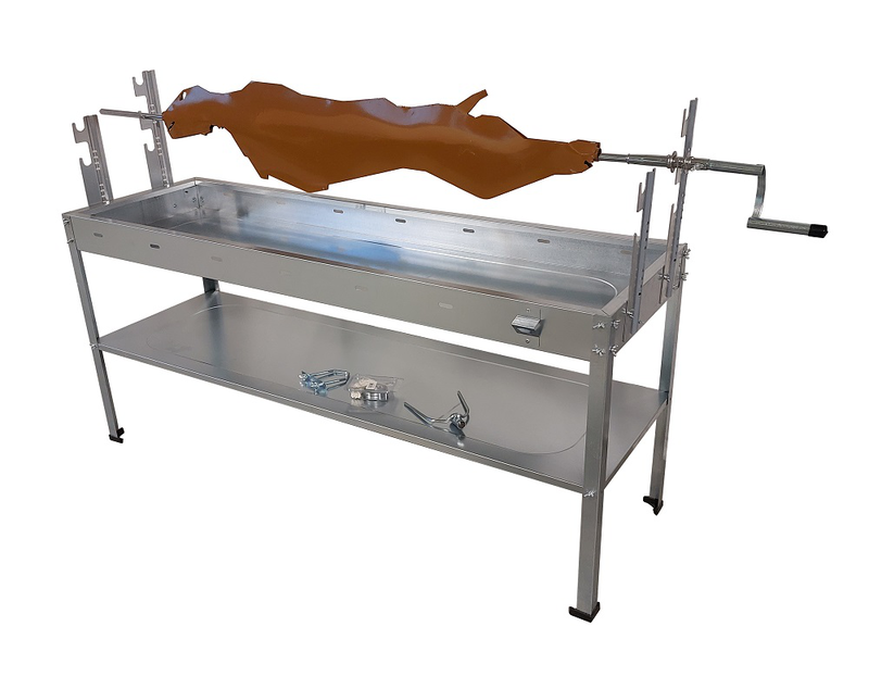 Ψησταρια αρνιου γαλβανιζε 145x45x68cm, , medium-null