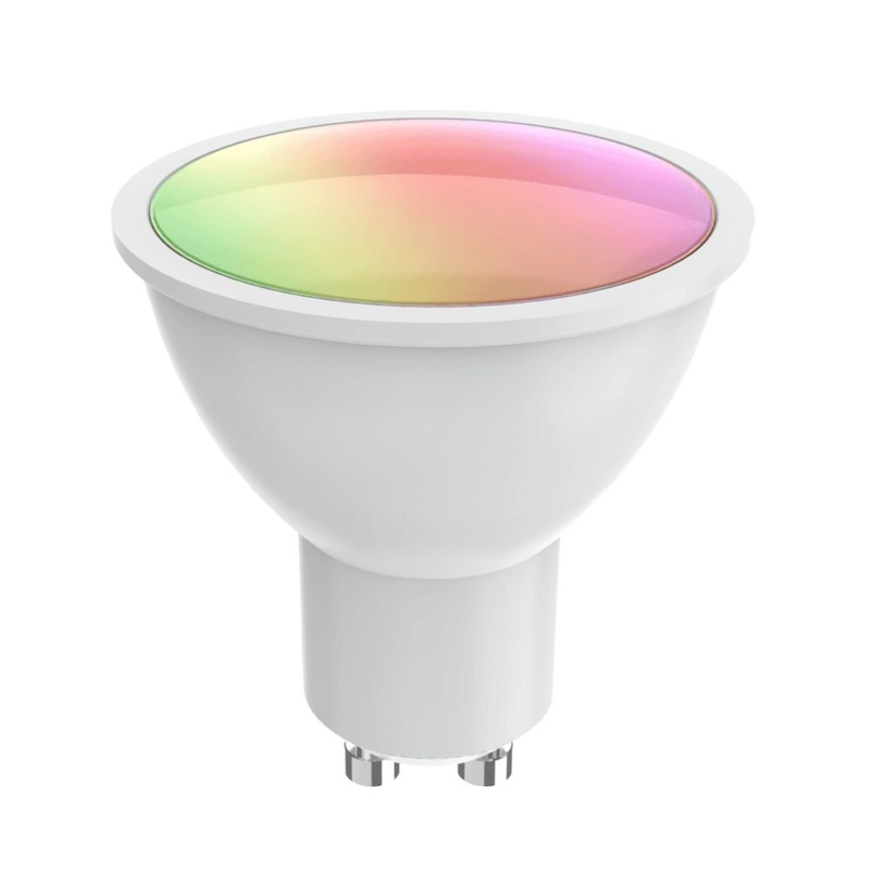 Product image: Woox r9076 έξυπνος Wi-Fi led σποτ gu10 rgb & ρυθμιζόμενο λευκό με φωνητικό έλεγχο, , medium-null