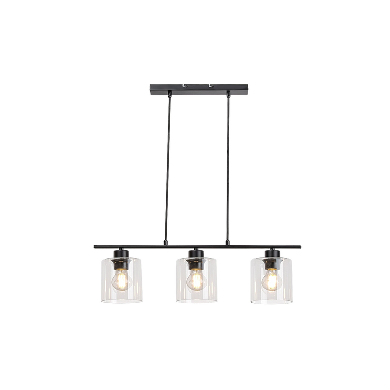 Miroslaw pendant lighting black 3 lights-null