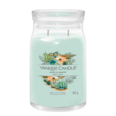 Yankee signature large jar aloe&agave 567g, , medium
