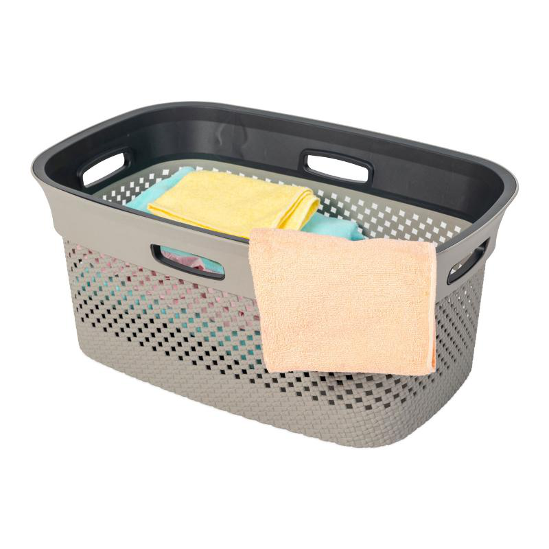 Product image: Dea laundry basket woolly 45l - grey, , medium-null