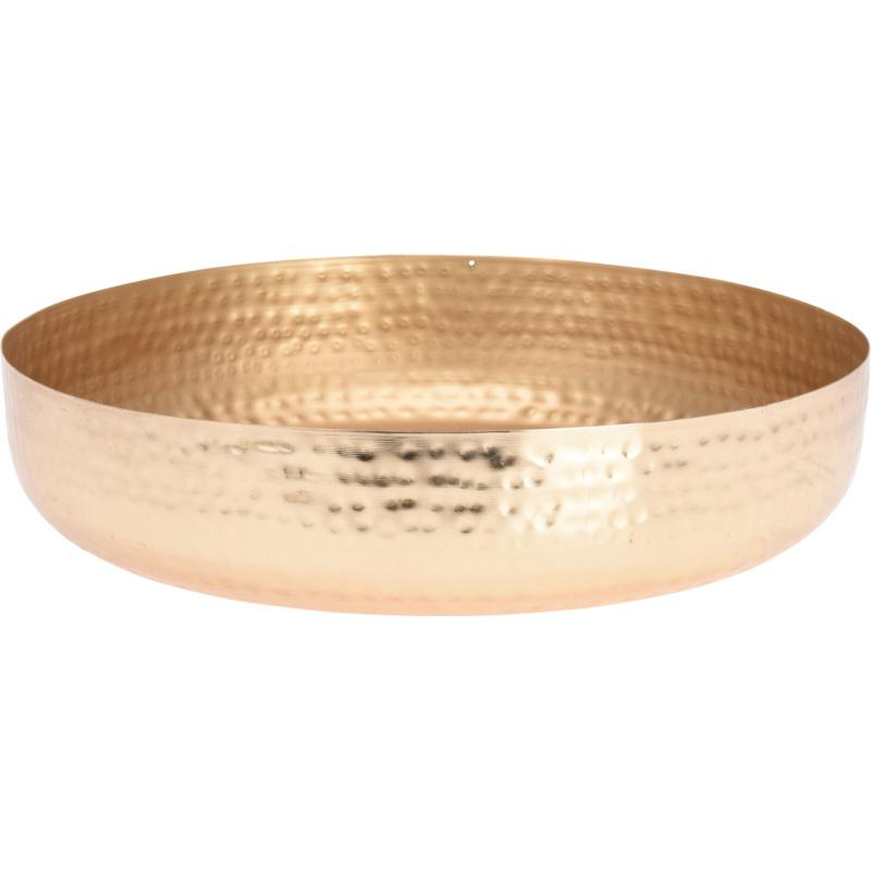 Product image: Decorative round tray small - gold, , medium-null