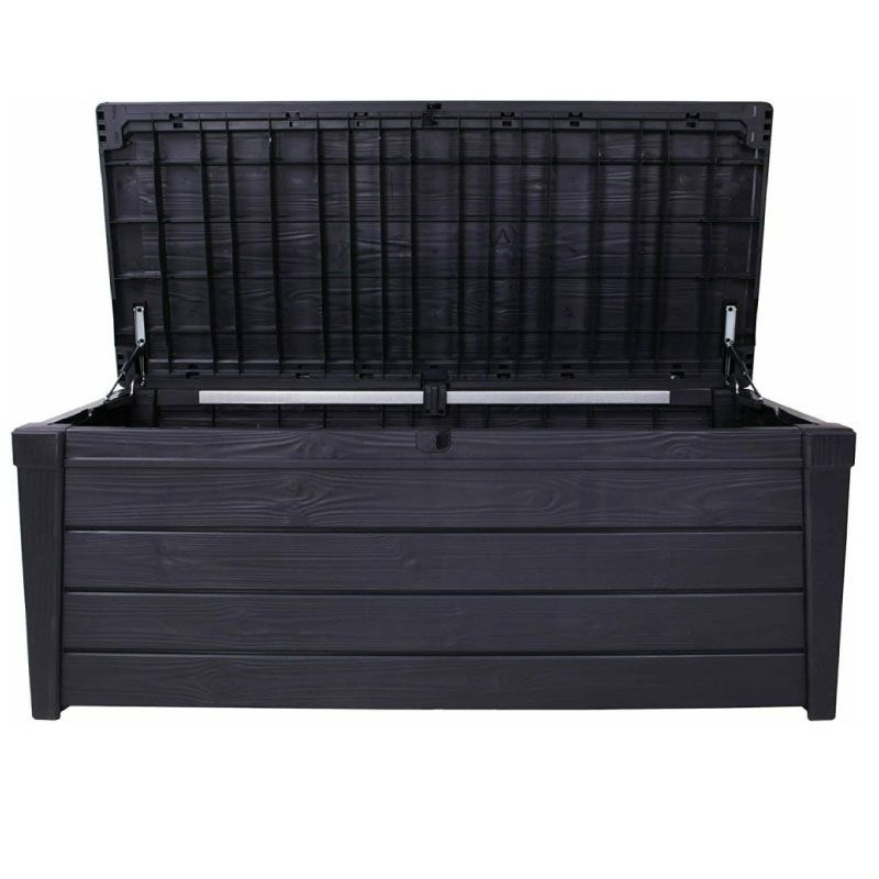 Keter μπαουλο αποθηκευσης brightwood 454ltr - ανθρακι, , medium image number null