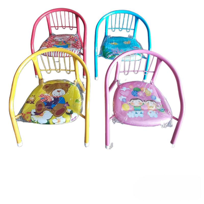 Kids chair metal - assorted colors