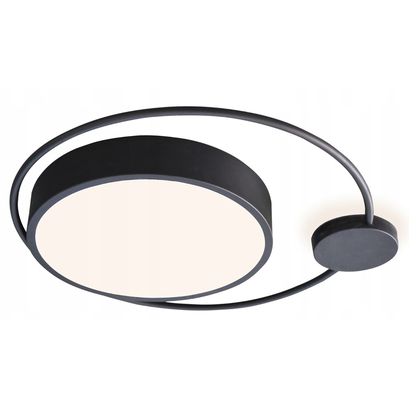 Saphira ceiling lamp led 28w 44,5cm black, , medium-null