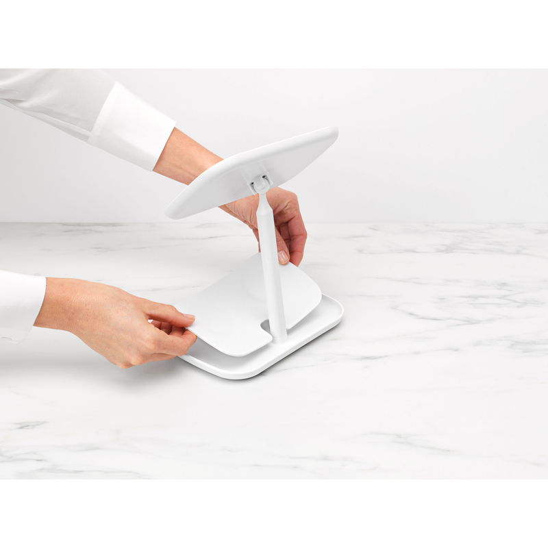 Brabantia mirror with storage tray white, , medium image number null