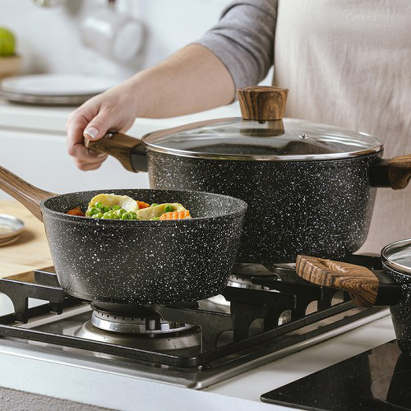 Nava nature non stick low casserole stone 28cm-null