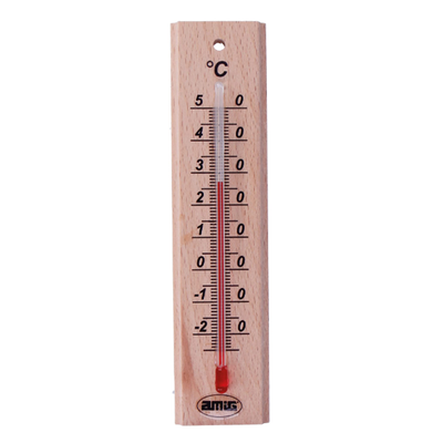 Wooden wall thermometer 9903, Wooden, medium
