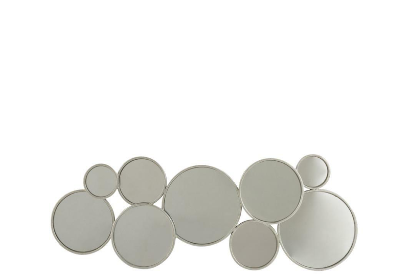 Mirror 9 circles silver, , medium-null
