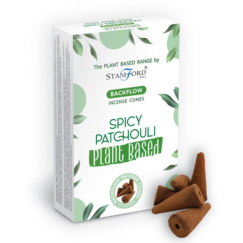 Plant backflow incense cones - spicy patchouli, , medium-null