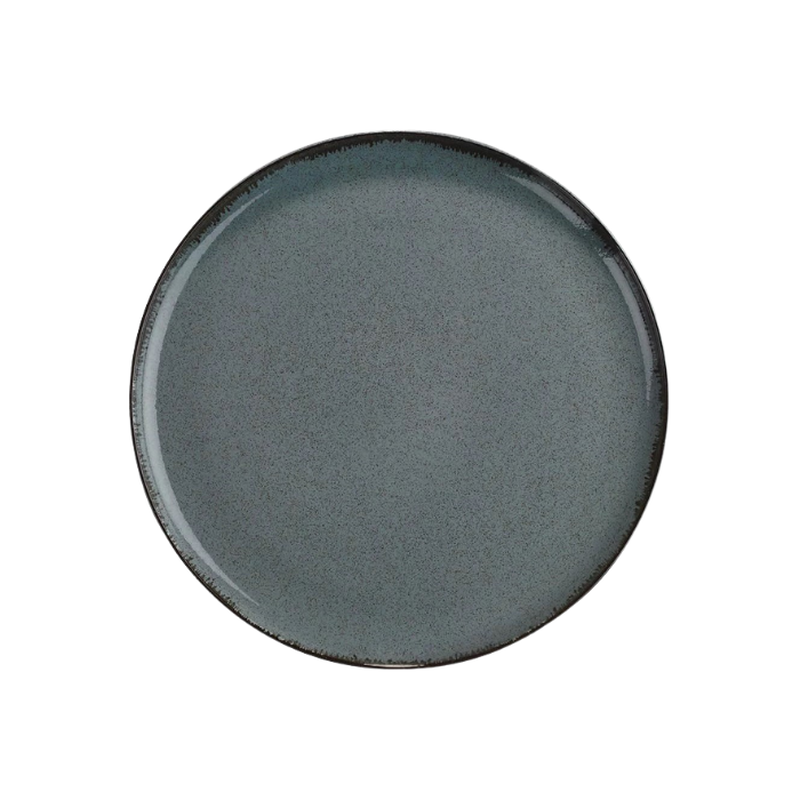 Of mood blue flat fruit plate 19cm (0344695), , medium-null