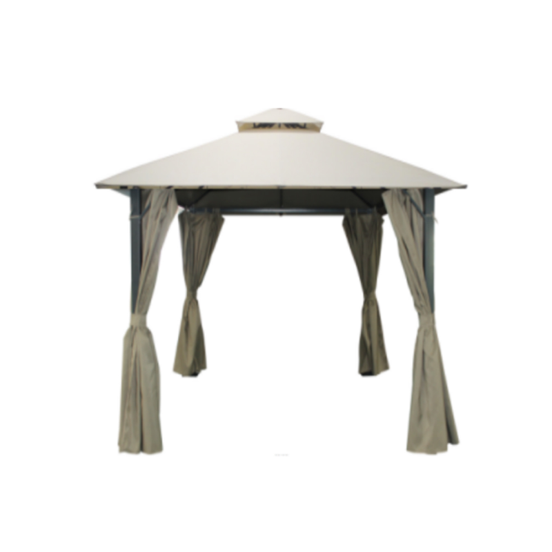 L.h garden gazeboo with double roof 3x3m anthracite image number null