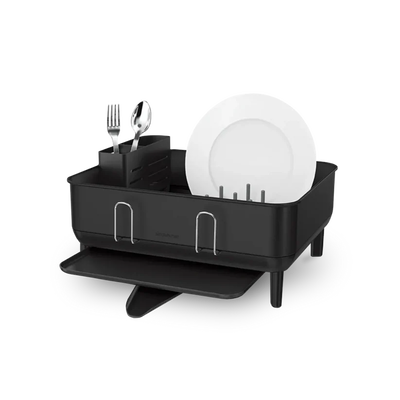 Steel frame dishrack compact matte black, , medium
