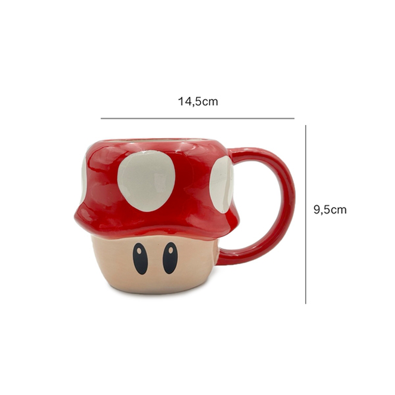 Κούπα κεραμική – mushroom super mario, , medium image number null
