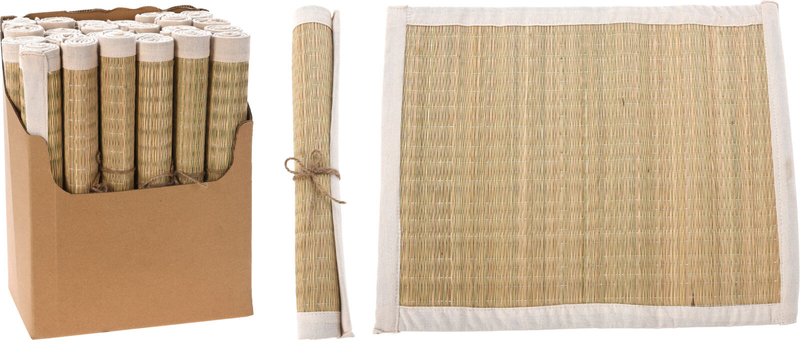 Placemat 35x45cm grass with cotton, , medium-null