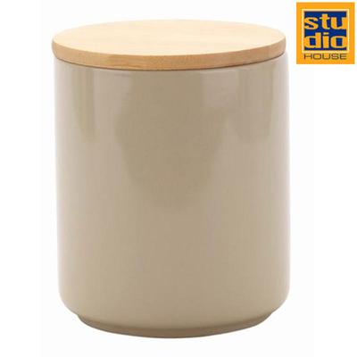 Calais canister wooden lid 11x11