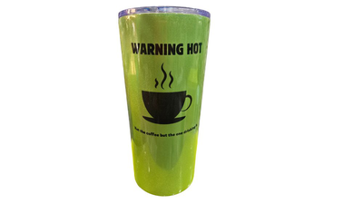 Warning hot stainlesteel cup, , medium