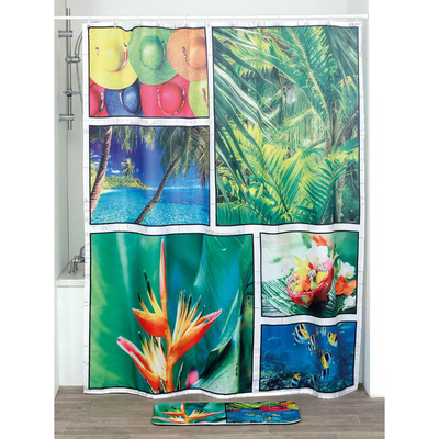 Tendance polyester shower curtain 180x200cm - island spirit
