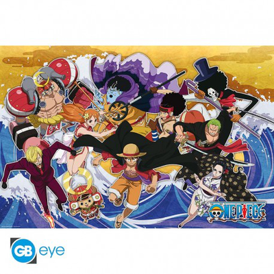 Abysse one piece poster the crew in wano country, , medium