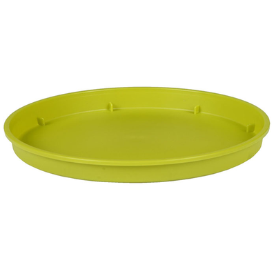 Viomes linea round plate 24cm yellow-green