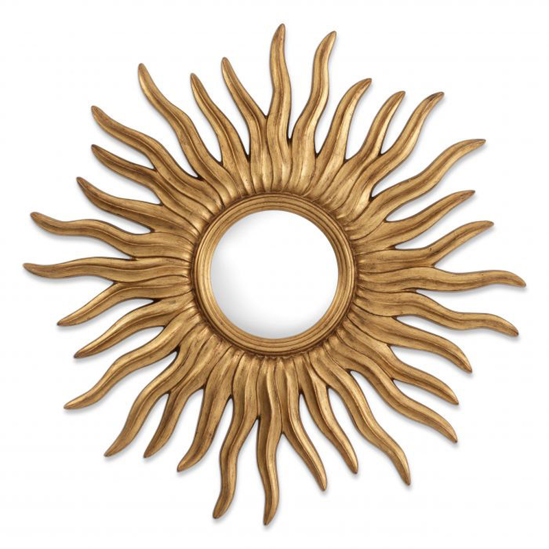 French art deco style sunburst mirror 1960s-null