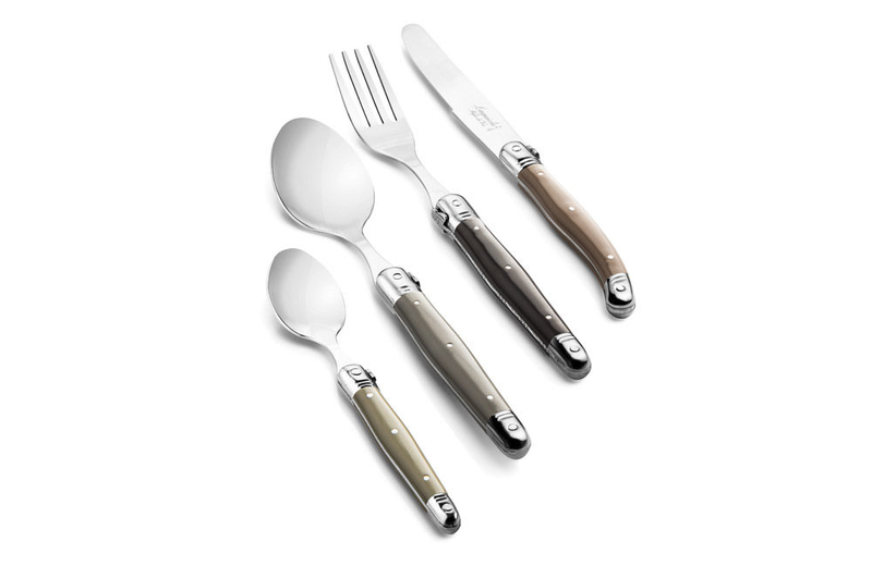 Laguiole premium line 24pcs cutlery set treasure 1.8mm thick blade, , medium image number null