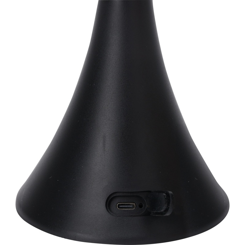 Solar table light rechargeable - black, , medium-null