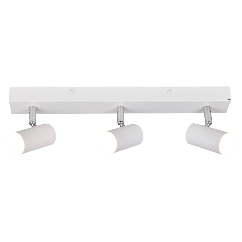 Sunlight 'como' led 7.5w wall light aluminium white 520lm 3000k ip44 l400xw50xh130mm, , medium-null