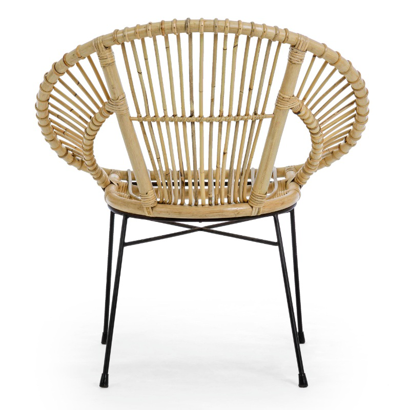 Bizzotto tolima outdoor chair - natural, , medium-null