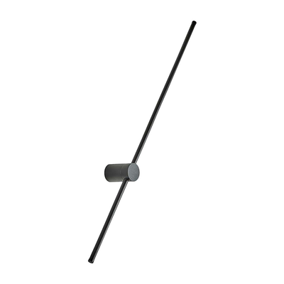 Sunlight 'nepheli' led 14w wall light black+silicone 700lm 3000k ø16xl1000mm, , medium
