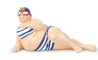 Woman bather, Pattern 1, medium