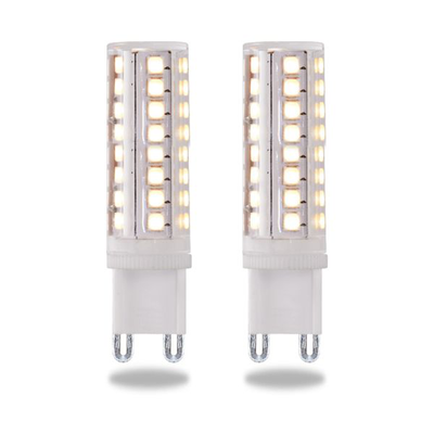 Led κάψουλα g9 6w 4000k 2τμχ, Transparent, medium