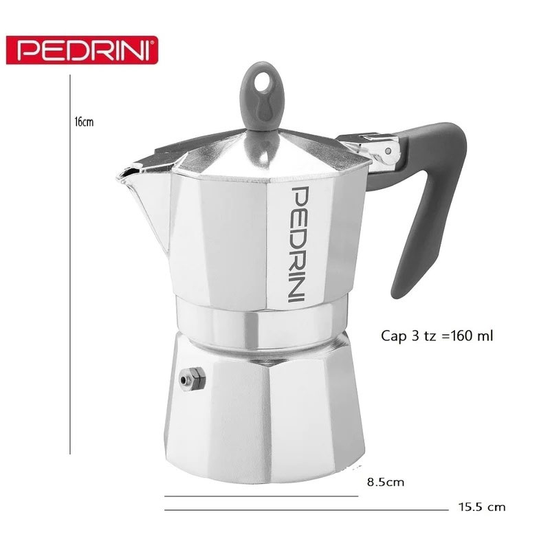 Product image: Pedrini espresso coffee maker 3 cups, , medium-null