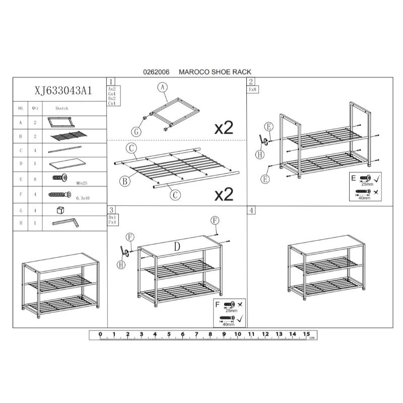 Product image: Maroco shoe rack bench, , medium-null