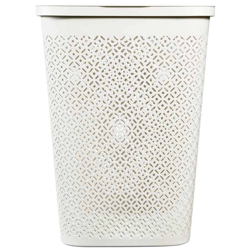 Product image: Curver terrazo laundry hamper 55l white, , medium-null